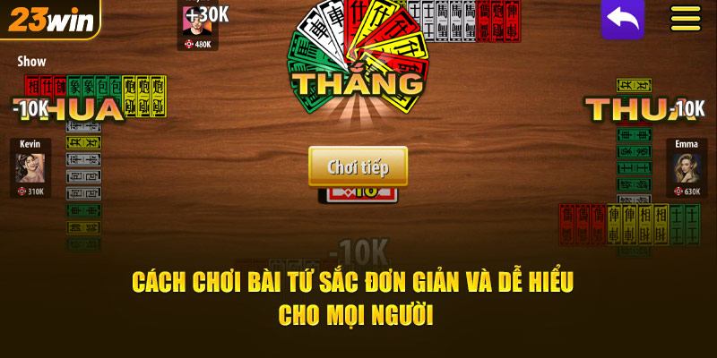 Cách chơi bài Tứ Sắc tại 23win đơn giản và dễ hiểu cho mọi người