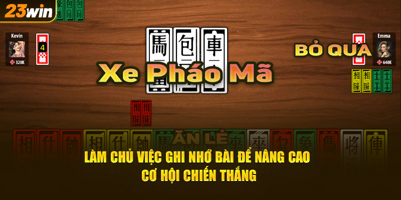 Làm chủ việc ghi nhớ bài để nâng cao cơ hội chiến thắng trong ván bài tứ sắc