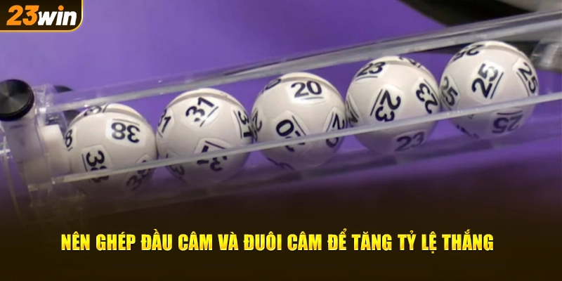 Nên ghép đầu câm và đuôi câm để tăng tỷ lệ thắng giải xổ số tại 23win